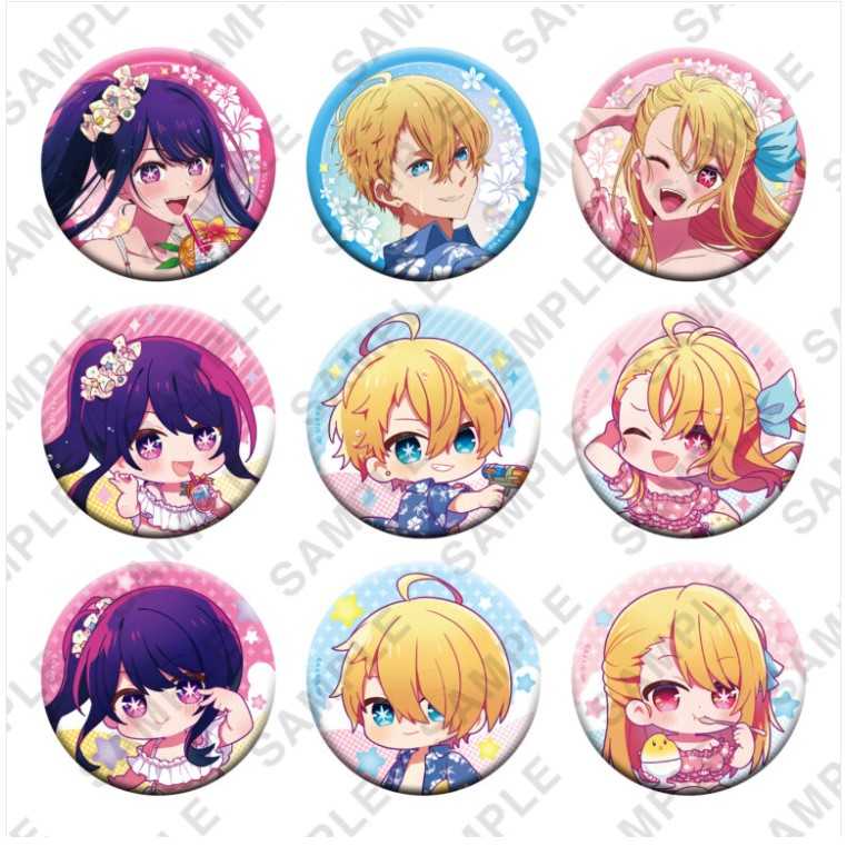 【CC TOYS】現貨 全新未拆封 日版 角川 我推的孩子 徽章 閃耀夏日Ver.（隨機1款）