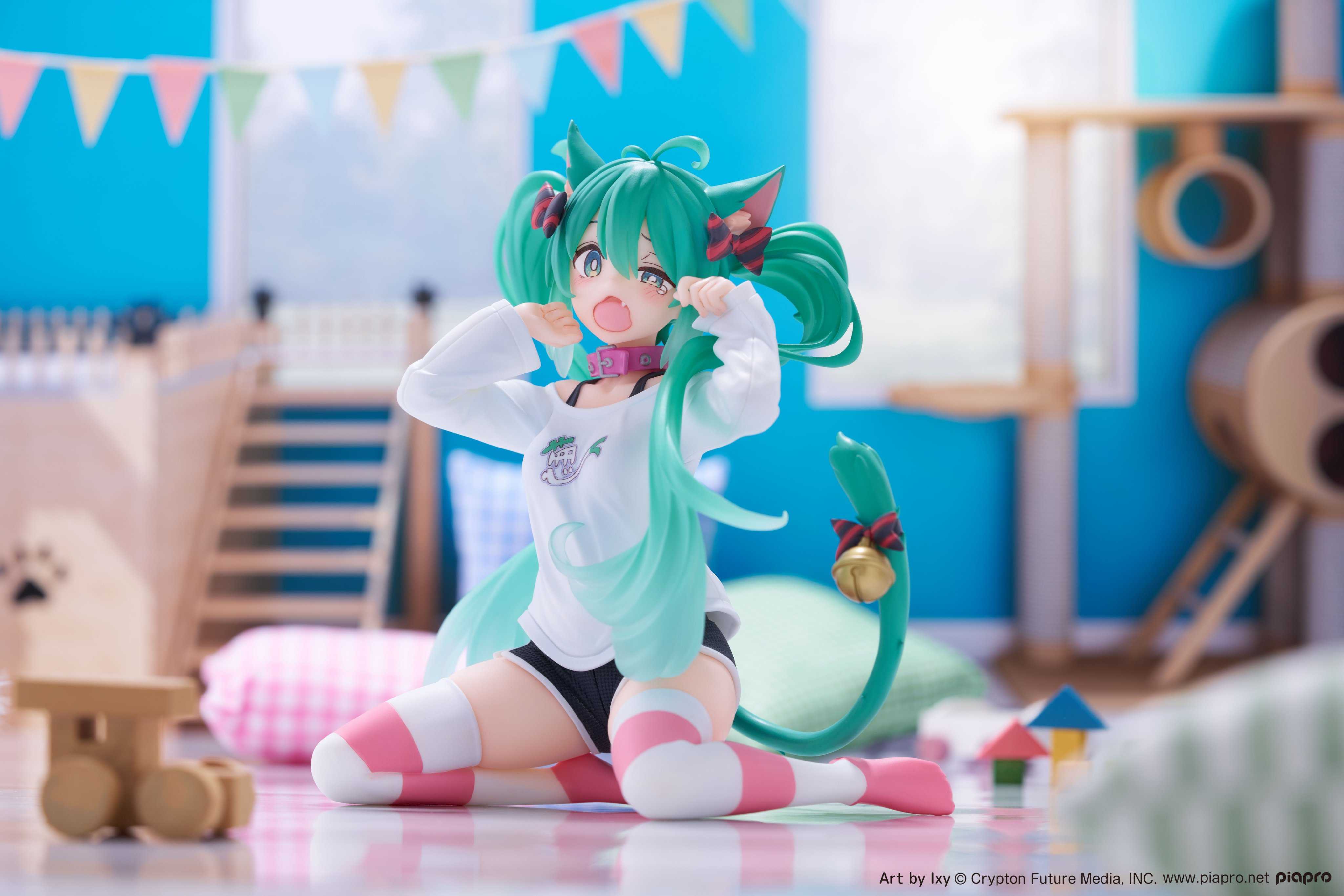 【CC TOYS】現貨 TAITO 景品 初音未來 Desktop Cute 貓耳T恤 Ver.