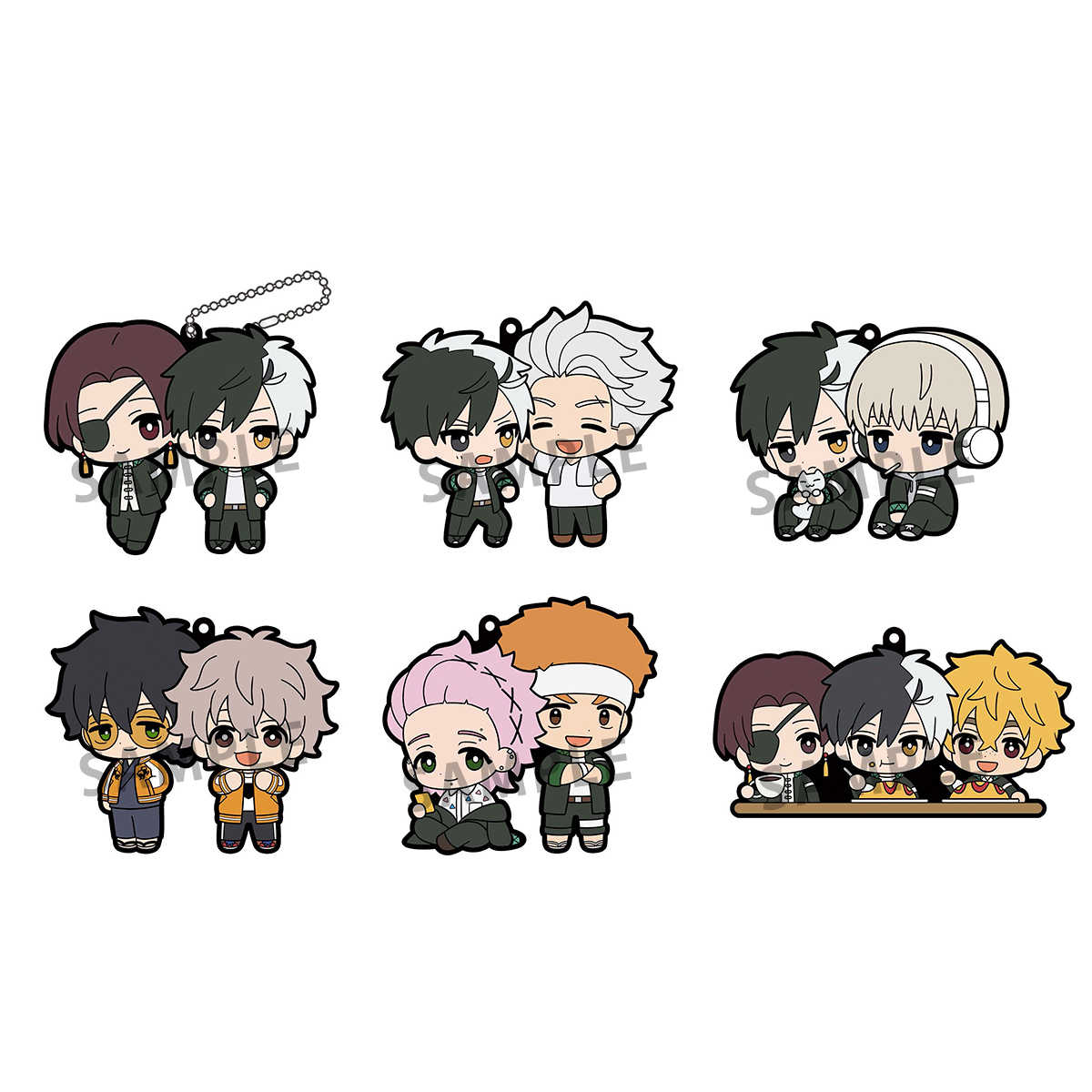 【CC TOYS】12月 預購 日版 MH WIND BREAKER 防風少年 Q版 橡膠 軟膠 吊飾（6入）0915