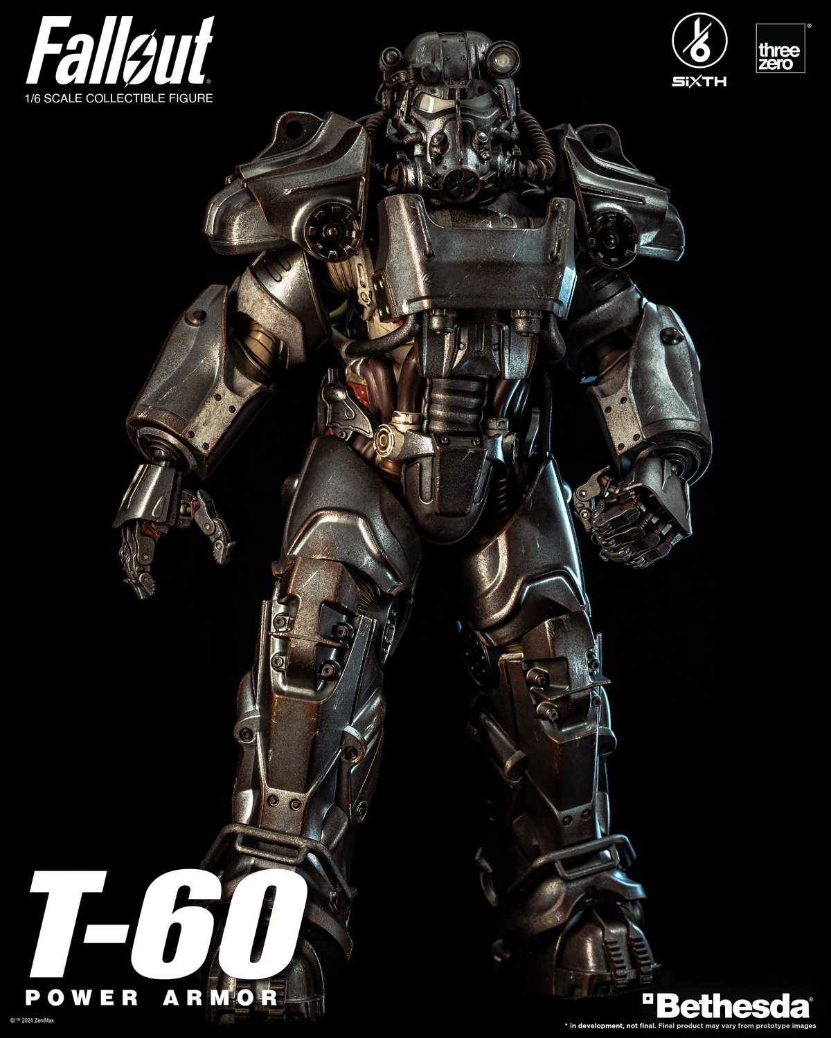 【CC TOYS】第四季 預購 threezero 異塵餘生 FigZero T-60 動力裝甲 1/6 可動模型