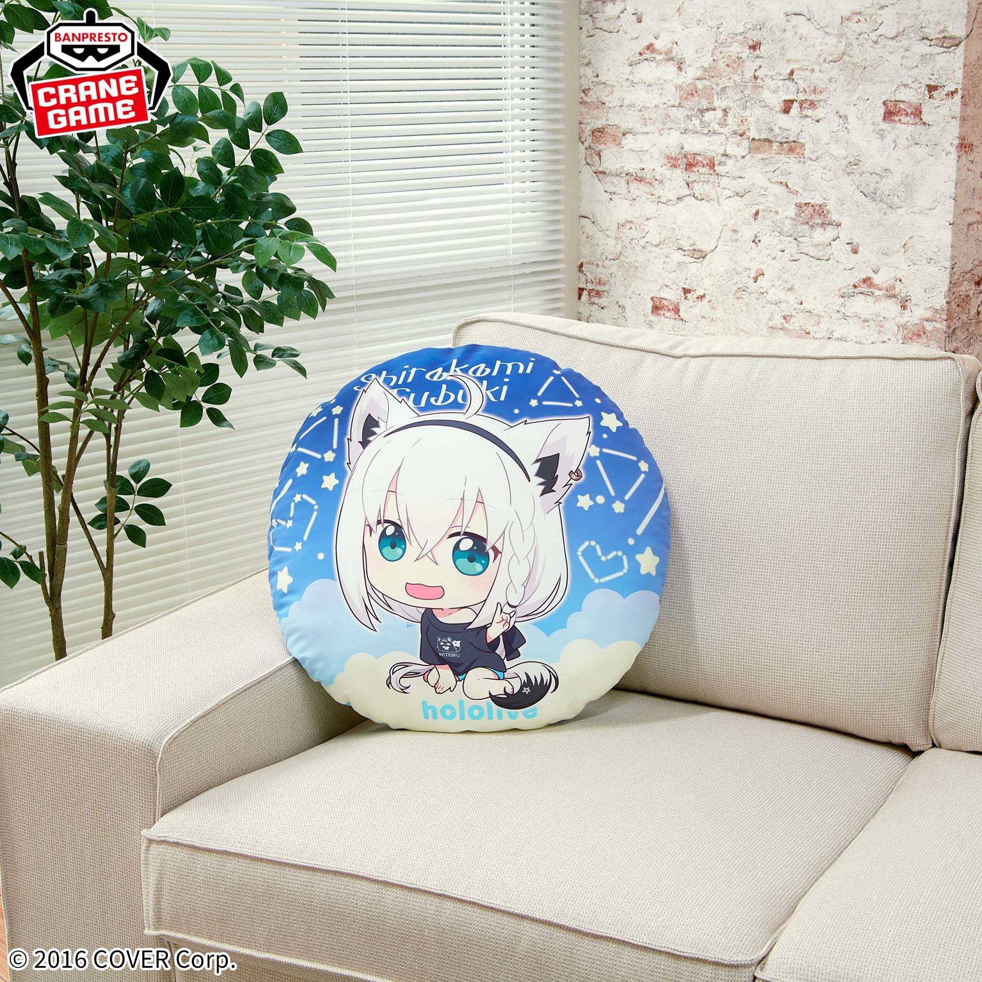 【CC TOYS】現貨 日版 萬代 景品 Hololive IF petit 白上吹雪 靠枕 靠墊