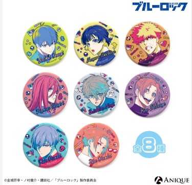 【CC TOYS】現貨 日版 Anique 官方動畫 BLUE LOCK 藍色監獄 徽章 vol.2 （隨機1包）