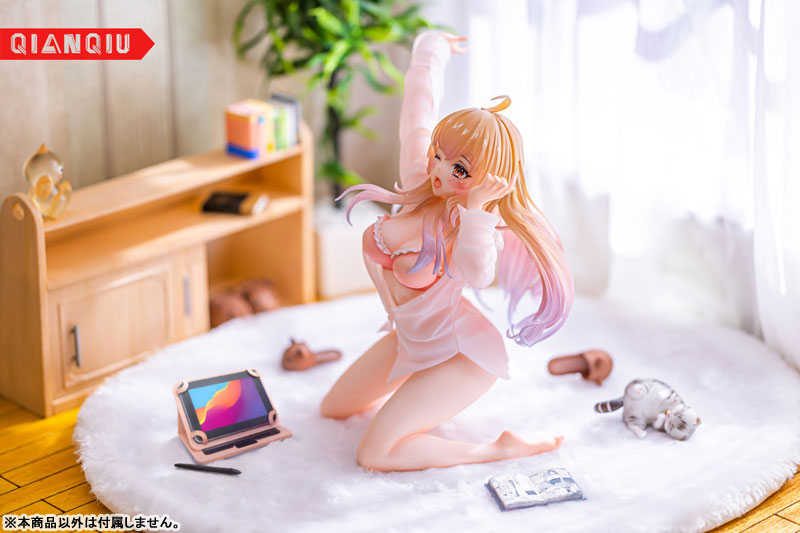 【自製賞線上抽】銅板挑戰賽 伸懶腰的女孩 隨性慵懶的甜美時光