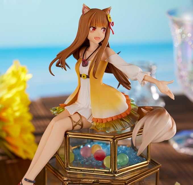 【CC TOYS】現貨 日版 FuRyu 景品 狼與辛香料 重製版 赫蘿 向日葵 洋裝 連身裙 泡麵杯蓋公仔