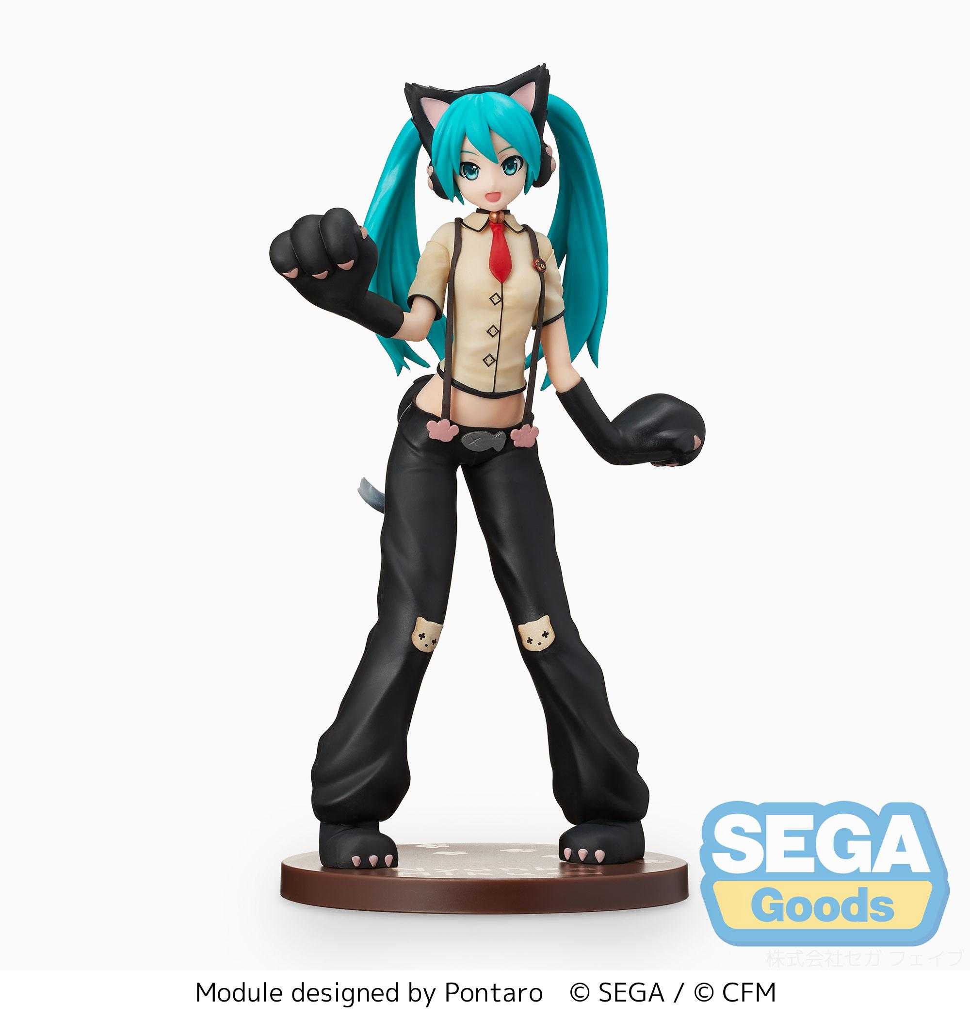 【CC TOYS】2月 預購 SEGA 景品 初音未來 名伶計畫 Arcade 未來音調 初音未來 貓咪 再販