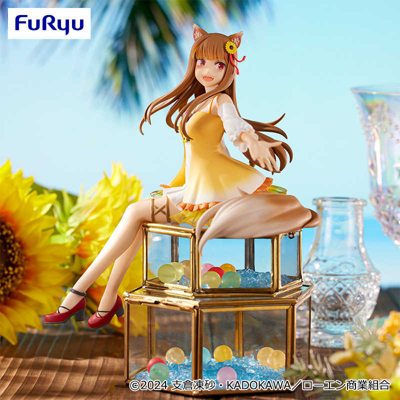 【CC TOYS】現貨 日版 FuRyu 景品 狼與辛香料 重製版 赫蘿 向日葵 洋裝 連身裙 泡麵杯蓋公仔