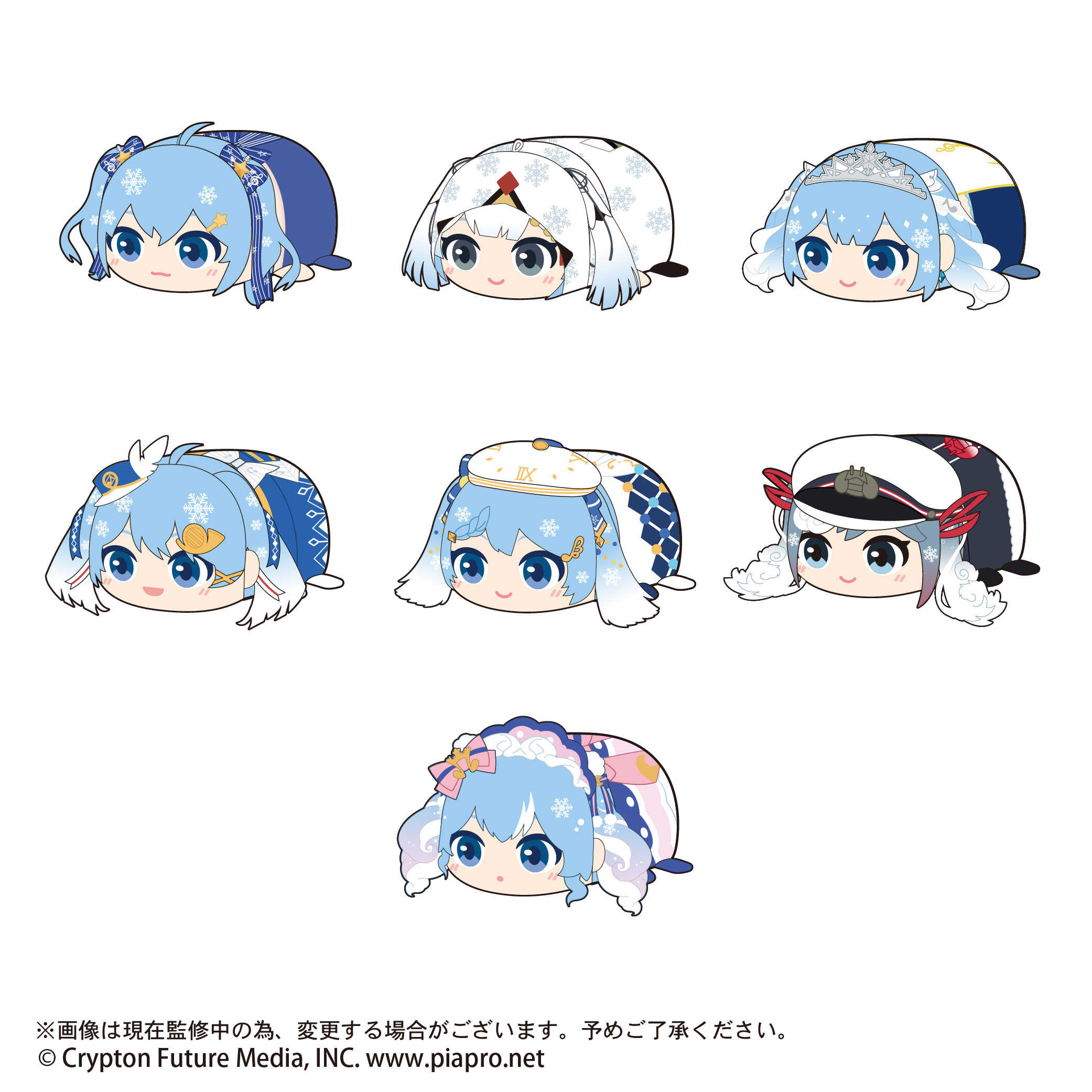【CC TOYS】現貨 日版 MAXLIMITED 初音未來 雪未來 雪初音 趴姿 玩偶 布偶 娃娃 2（隨機1款）