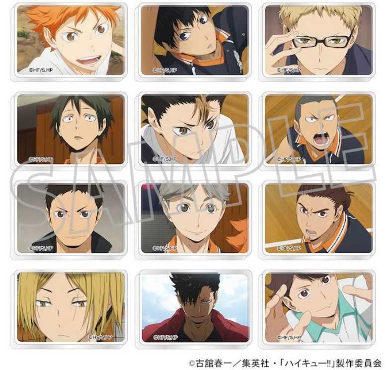 【CC TOYS】現貨 日版 Movic 排球少年 迷你壓克力磚系列 Vol.1 （隨機1包）