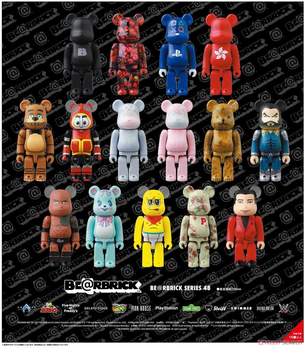 【CC TOYS】現貨 日版 MEDICOM TOY BE＠RBRICK 庫柏力克熊 48（隨機1款）