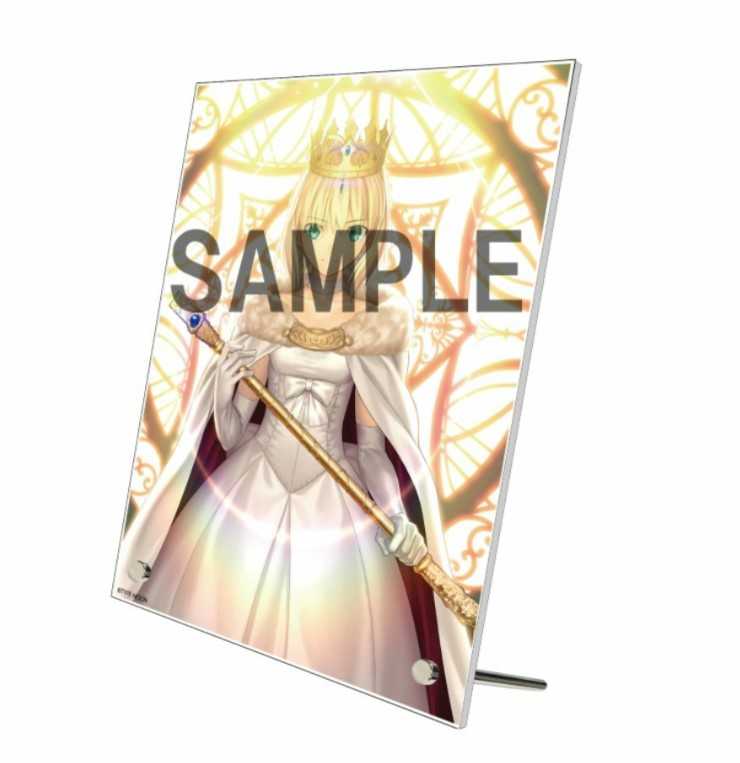 【CC TOYS】現貨 日版「TYPE-MOON ACE」武内崇封面插圖 壓克力桌繪 〈阿爾托莉雅〉壓克力板 立架