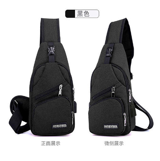 MeiJieLuo USB背包 單肩包 側背包 胸包 後背包 充電包