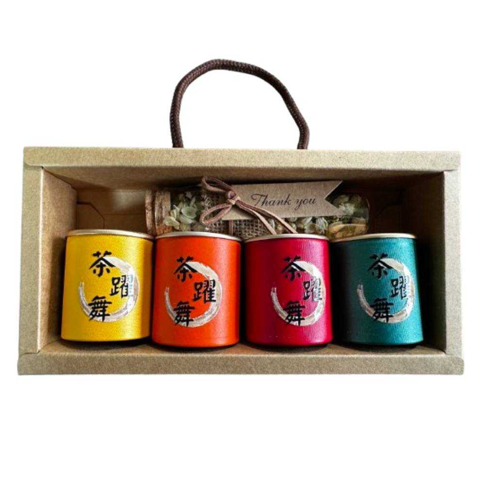 【茶躍舞】迷你茶葉禮盒 (花茶茶包款)
