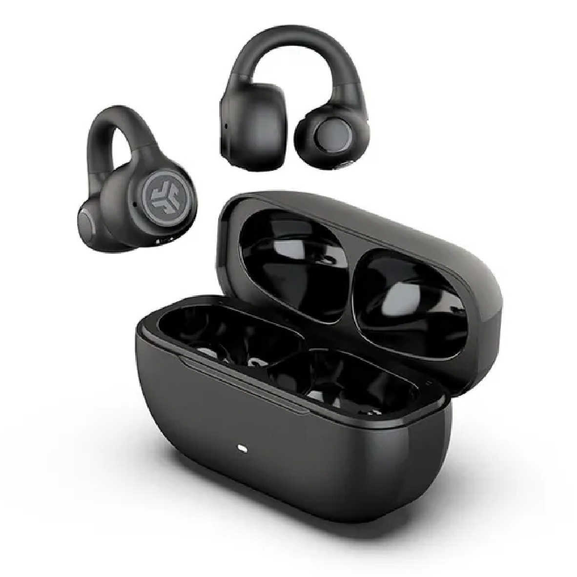 JLab FLEX 消光黑 藍牙5.4 多點連線 低延遲 聽力保護 開放式 耳夾 藍牙耳機 | My Ear 耳機專門店