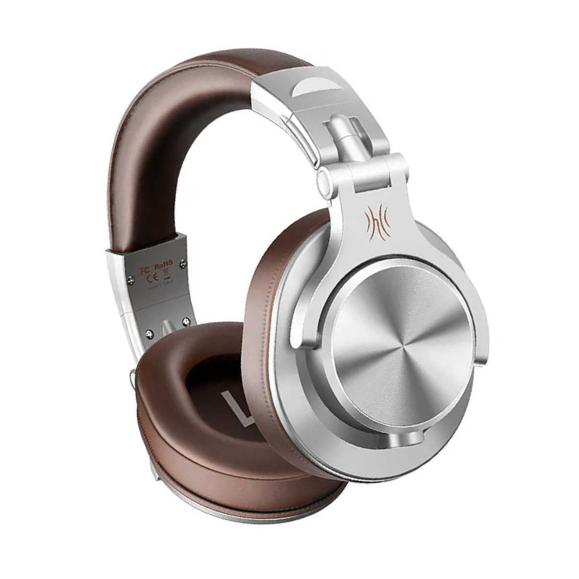 OneOdio A71 銀棕色 音樂共享 雙規插孔 免提通話 有線 DJ監聽 耳罩式 耳機 | My Ear 耳機專門店