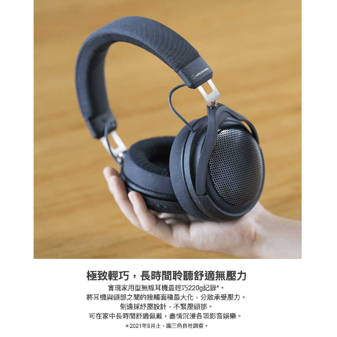 鐵三角 ATH-HL7BT 低延遲 53mm驅動 專用App 開放型 耳罩式 藍芽耳機 | My Ear耳機專門店