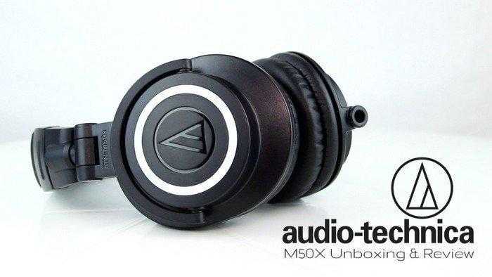 鐵三角 ATH-M50X 專業用 監聽 耳罩式 耳機 黑色  | My Ear 耳機專門店