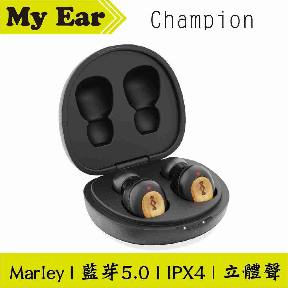 Marley Champion 支援單耳 IPX4 防水 真無線 藍芽 耳機 | My Ear 耳機專門店