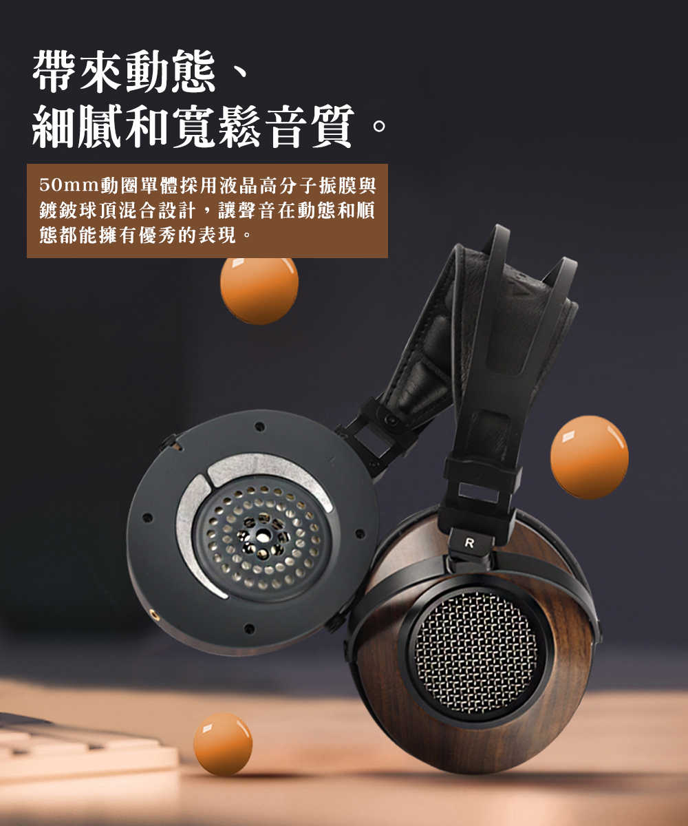 SIVGA SV023 動圈型 HiFi 胡桃木 真羊皮頭樑墊 可換線 耳罩式耳機 | My Ear 耳機專門店