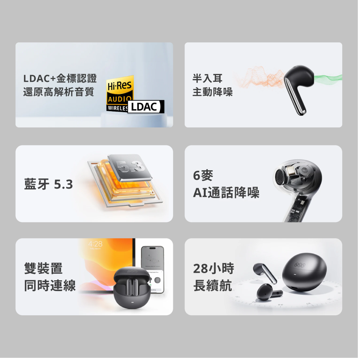 QCY AilyBuds Pro+ (HT10) 降噪 真無線 藍牙耳機 | My Ear 耳機專門店