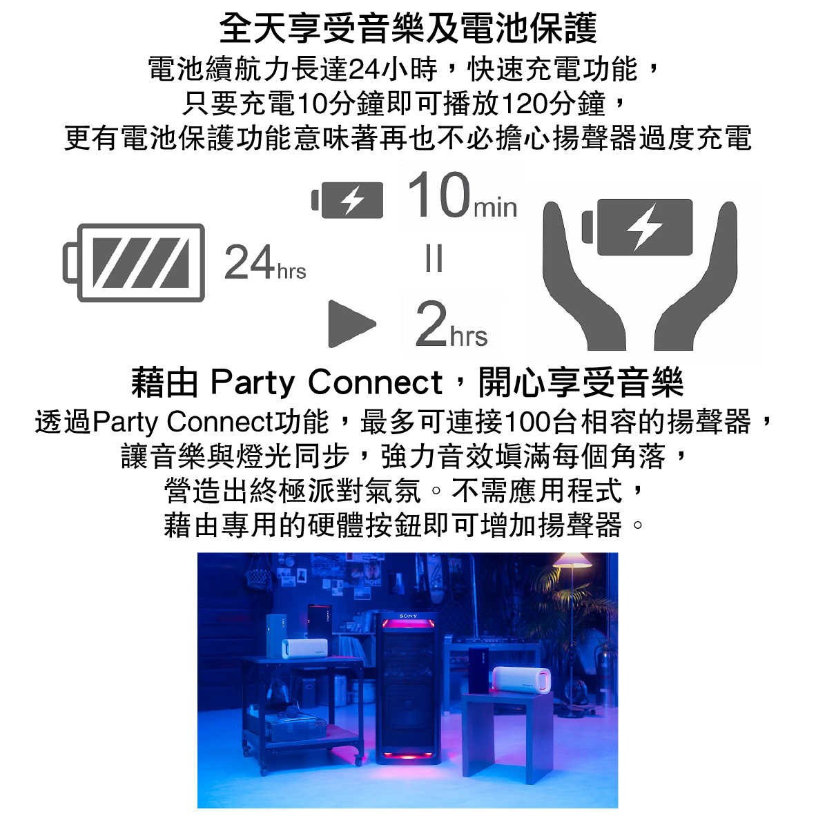 SONY 索尼 SRS-ULT30 重低音 免持通話 可攜式 藍牙 揚聲器 喇叭 | My Ear 耳機專門店