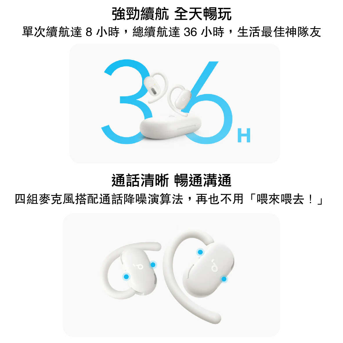 Anker V20i  定向聲學 BassUp 開放式 氣傳導 真無線 藍牙耳機 | My Ear 耳機專門店