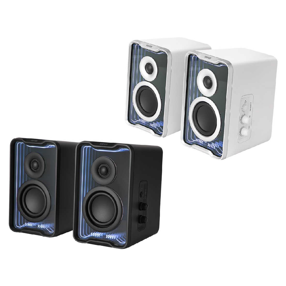 EDIFIER 漫步者 QR30 多元輸入 音效模式 30W輸出 2.0 桌面 藍牙喇叭 | My Ear 耳機專門店