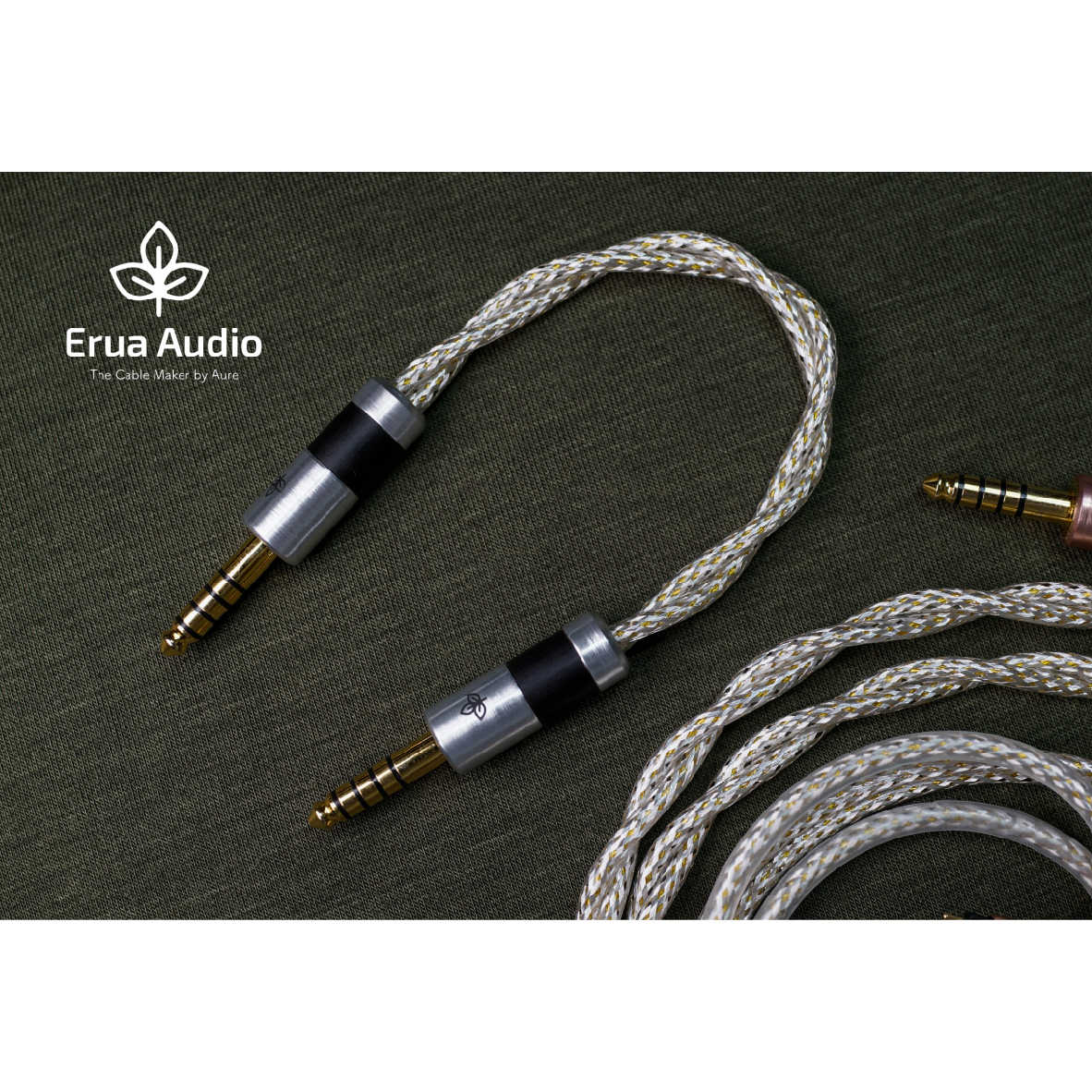 ERUA Audio 虎鯨 Orca 雙層Type4S 7N單晶銅鍍銀 4.4mm 對錄線 | My Ear 耳機專門店