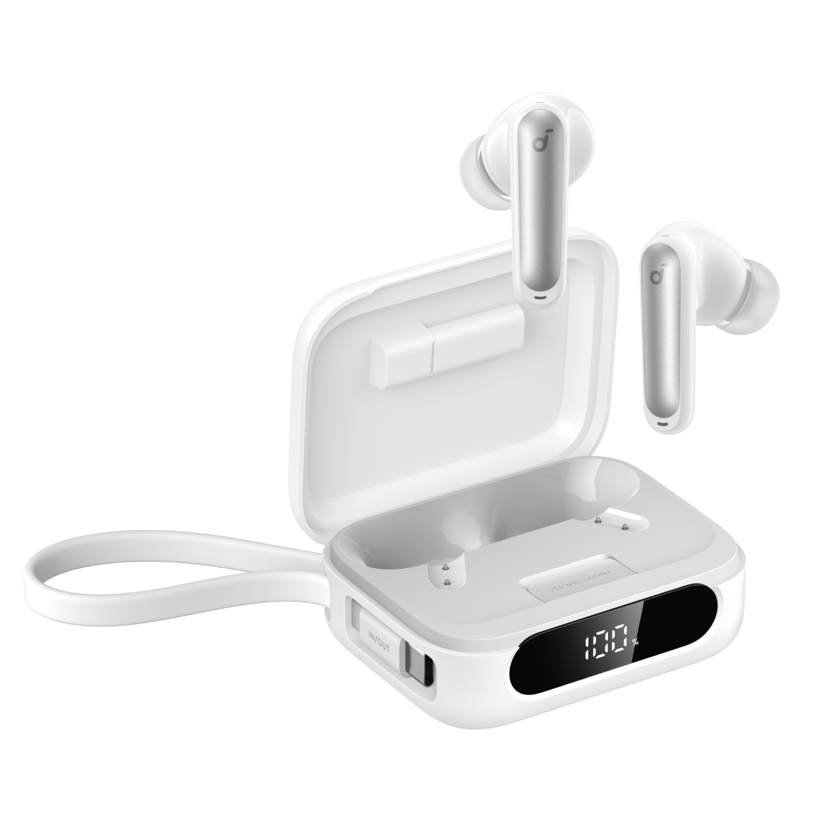 Anker Soundcore P41i 耀電白 二合一 行動電源 降噪 真無線藍牙耳機 | My Ear 耳機專門店