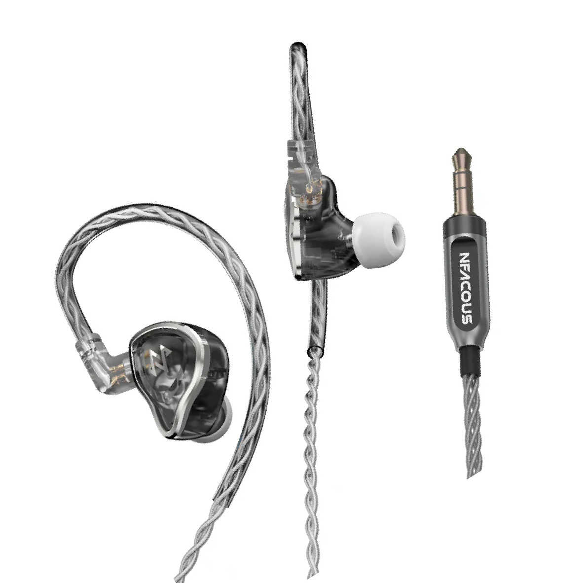 NF Audio 寧梵 NM20 透灰 入耳式 0.78mm 2pin 監聽 有線耳機 | My Ear 耳機專門店