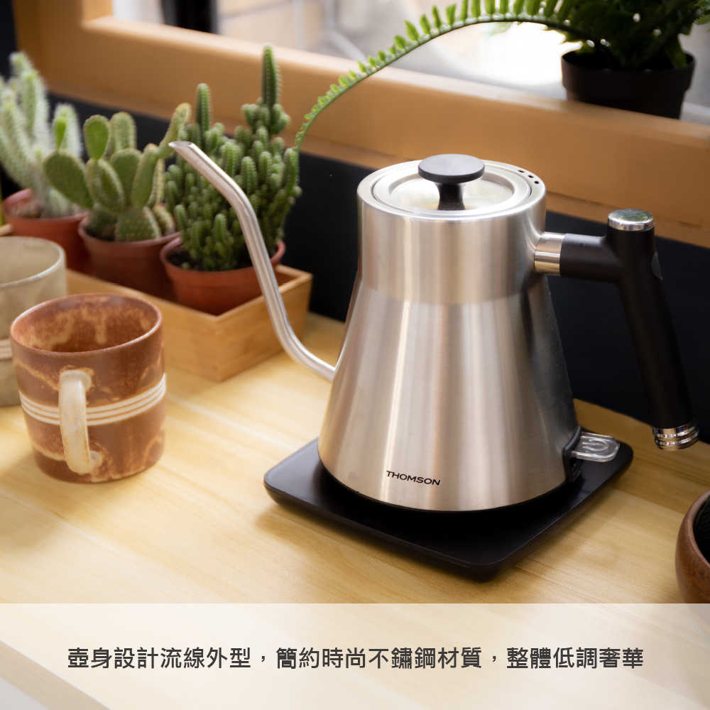 【THOMSON湯姆盛】手沖咖啡不鏽鋼細口壺(TM-SAK47)