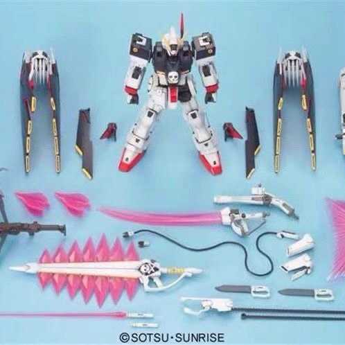 現貨最低價 6644  MG 1/100 全裝備 大班 海盜 X1 X-1 附超多武器特效 披風 骷髏鋼彈 模型