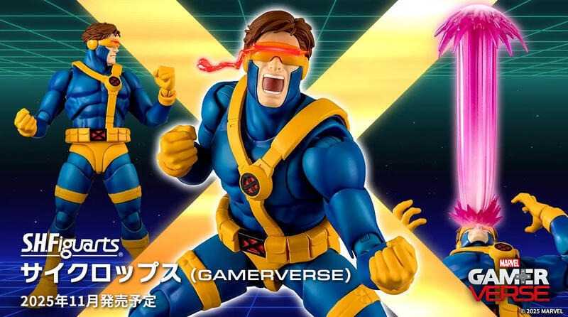 《豬帽子★免訂金》預購11月 S.H.Figuarts X戰警 獨眼龍 (GAMERVERSE) 附特製背景板 0706