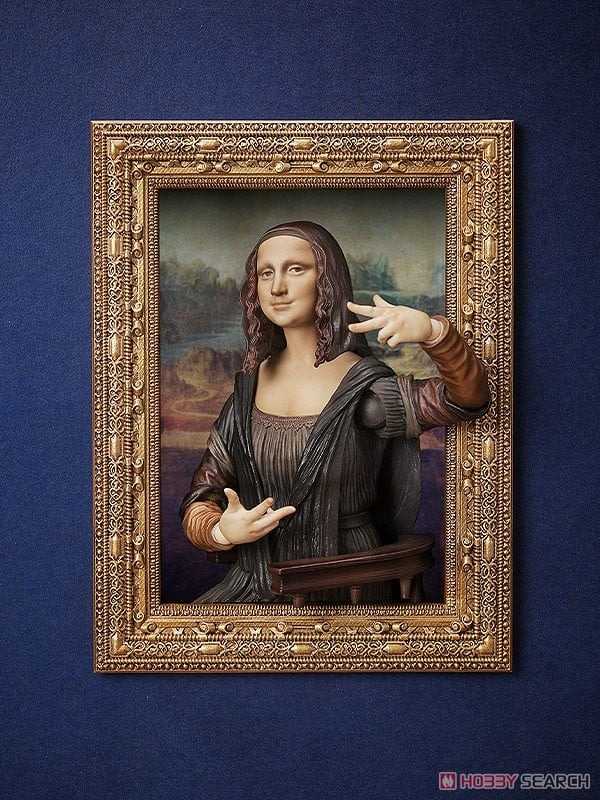 《豬帽子✬超取免訂金》預購3月 代理版 figma 桌上美術館 李奧納多‧達文西作品 蒙娜麗莎 0521