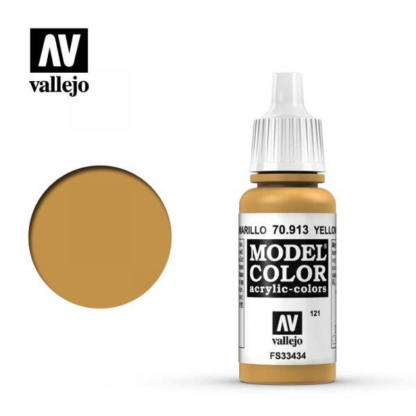 《豬帽子》現貨 AV Vallejo 水性漆 Model Color 偏黃赭色 70913