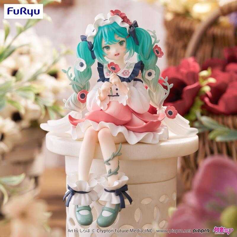 《豬帽子》現貨 FuRyu 景品 初音未來 MIKU 秋牡丹花之妖精 泡麵蓋