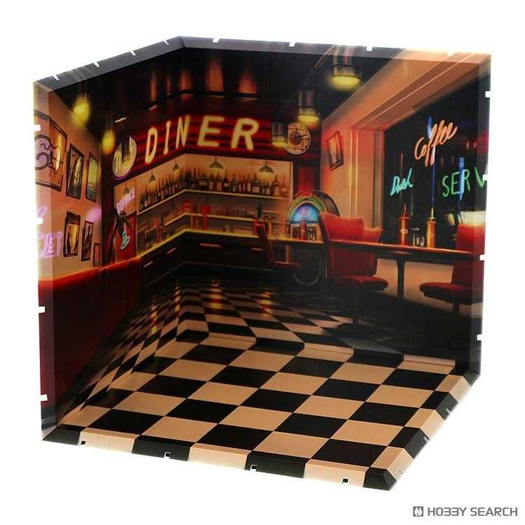 《豬帽子✬免訂金》預購10月 GSC 黏土人 場景背景系列 Dioramansion 200 美式餐廳 0622