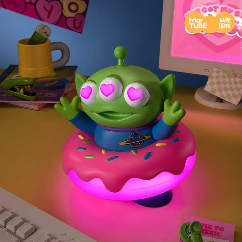 《豬帽子✬免訂金》預購24年Q4 野獸國 MarTube x 皮克斯 小夜燈 三眼怪with甜甜圈 1117