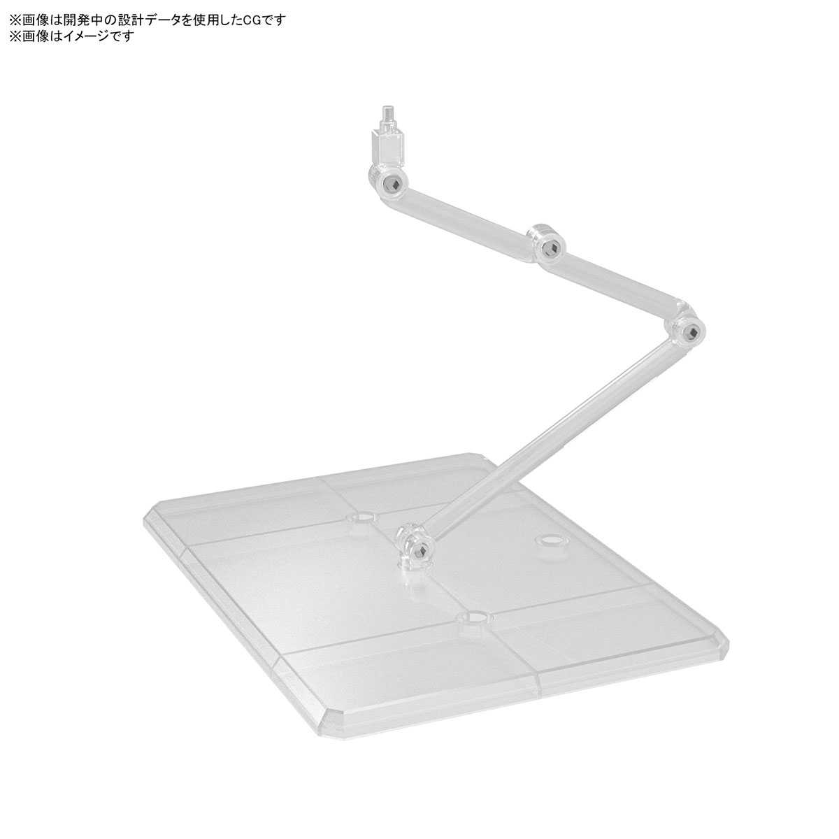 《豬帽子》現貨 萬代 組裝模型 可動展示架8 [透明色]