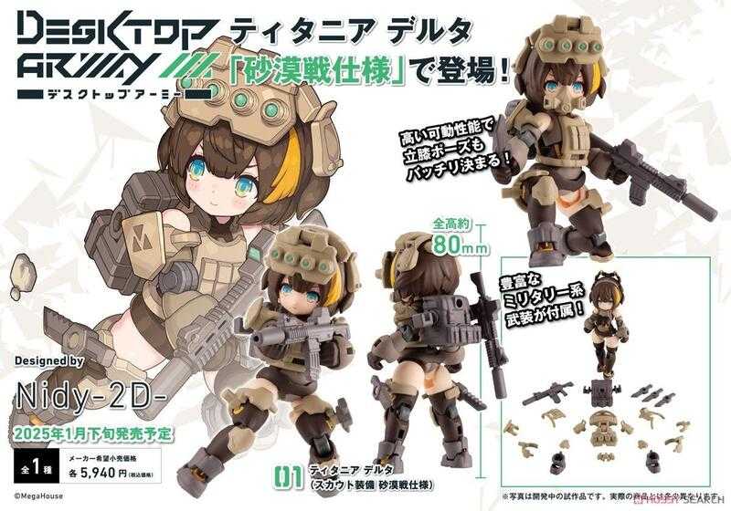 《豬帽子》現貨 MH DESKTOP ARMY N-212d 泰坦尼婭 Scout裝備 沙漠戰士