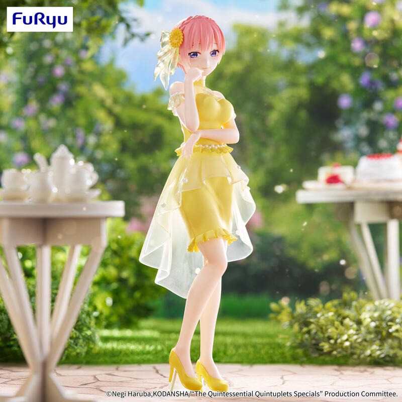 《豬帽子》現貨 FuRyu 景品 Trio-Try-iT 五等分的新娘 中野一花 粉彩洋裝