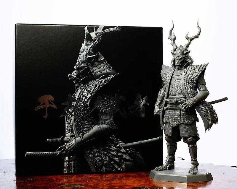 《豬帽子✬超取免訂金》預購1月 GSC annulus 組裝式固定塑膠模型 十二生肖之武士 龍 再販 0908