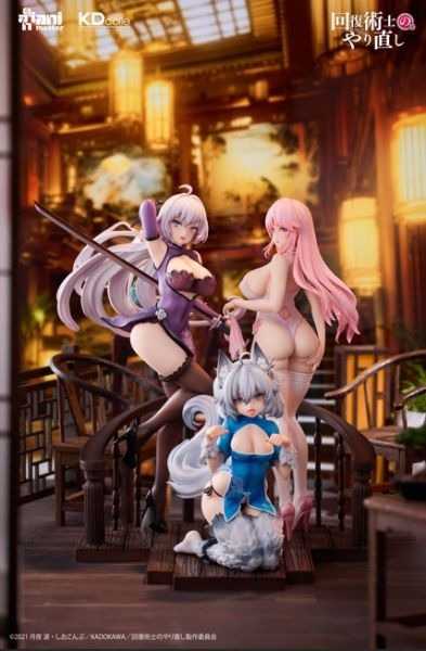 《豬帽子✬免訂金》預購26年Q1 大漫匠 回復術士的重啟人生 克蕾赫\u0026芙列雅\u0026剎那 1/7 三人套組 附特典 1109