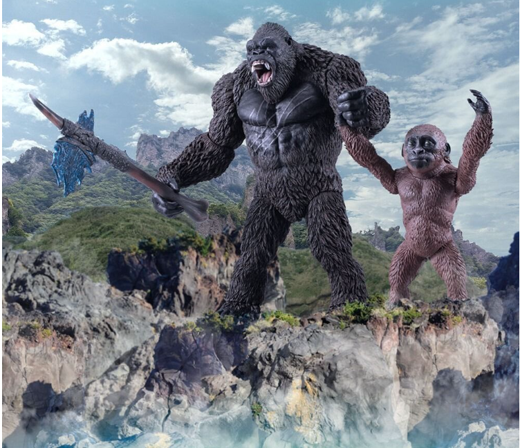 《豬帽子✬免訂金》預購10月 MH UA Monsters 哥吉拉與金剛：新帝國 金剛（2024）w/ 小酷 0519