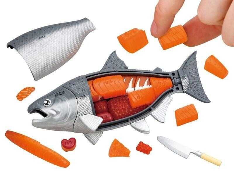 《豬帽子》現貨 MH 買一整條魚！國王鮭趣味拼圖