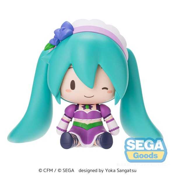 《豬帽子✬免訂金》預購12月 SEGA 景品 初音未來ｘ時尚魔女 迷你坐姿公仔 亮麗紫Ver 0601