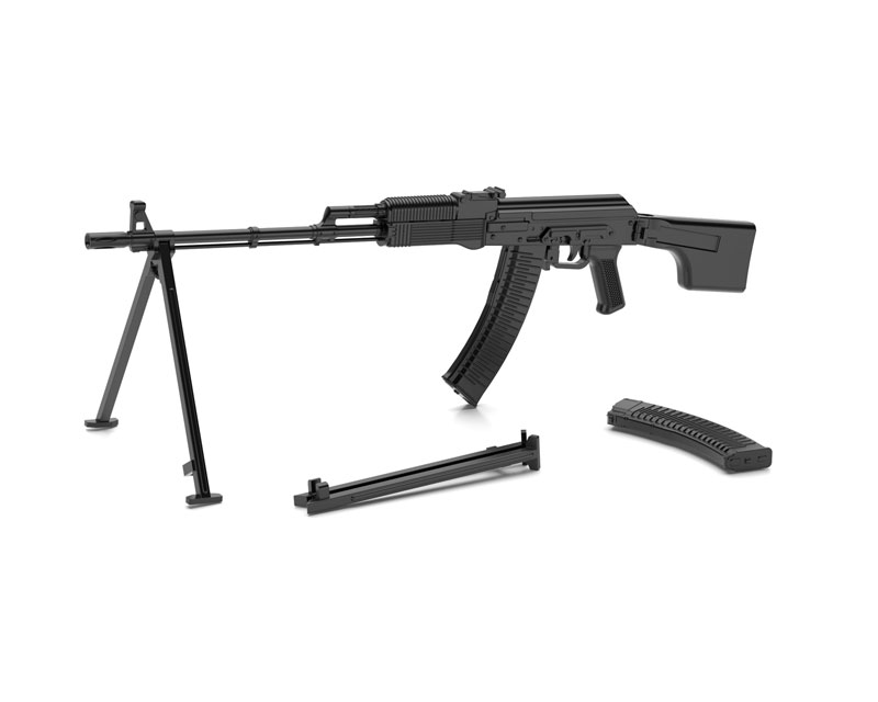 《豬帽子》現貨 代理版 TOMYTEC 組裝模型 1/12 迷你武裝 RPK74M LA059