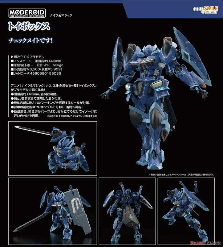 《豬帽子》現貨 代理版 GSC 組裝模型 MODEROID 騎士\u0026魔法 玩具箱