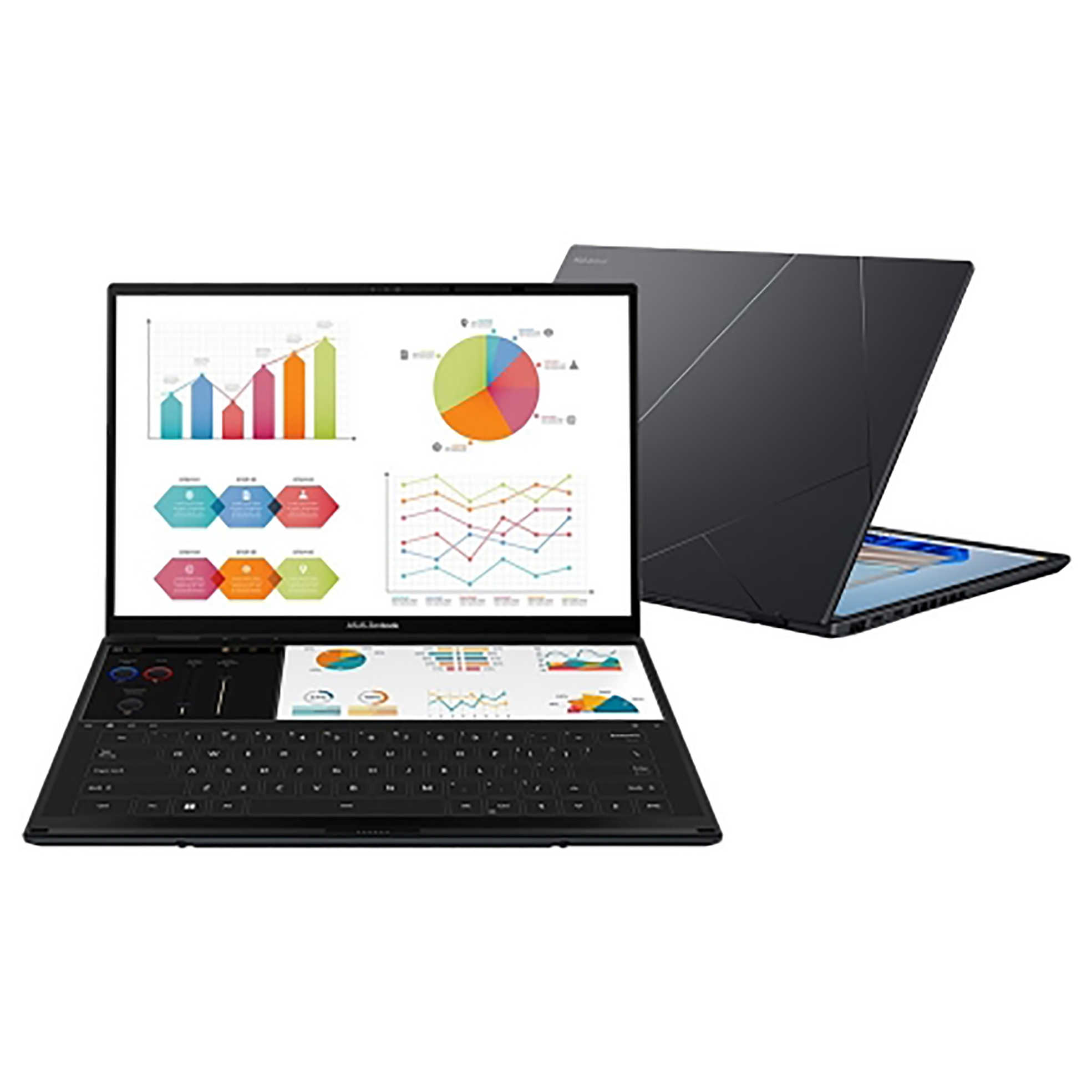 ASUS 華碩 Zenbook Duo OLED UX8406MA-0022I185H 墨灰色【全台提貨 聊聊再便宜】