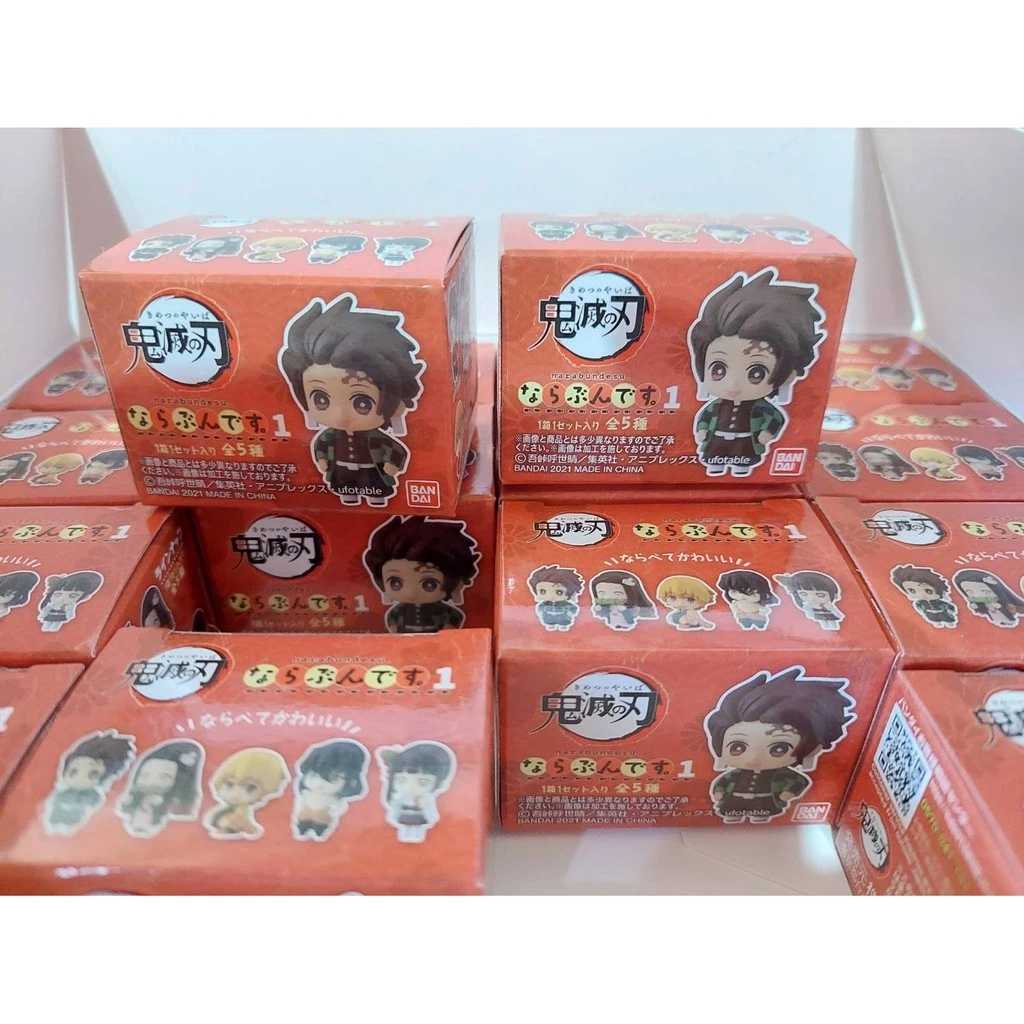 \u003cPJ-Store\u003e Bandai 鬼滅之刃 排隊 公仔 全5種 盒玩 盒裝版