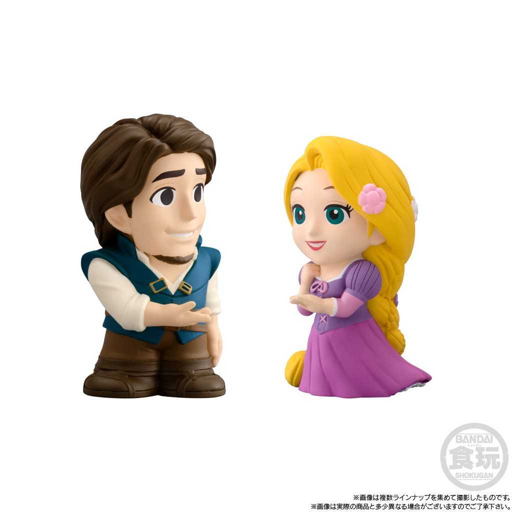 \u003cPJ-Store\u003e 萬代 迪士尼公主 樂佩 與 費林雷德 軟膠公仔